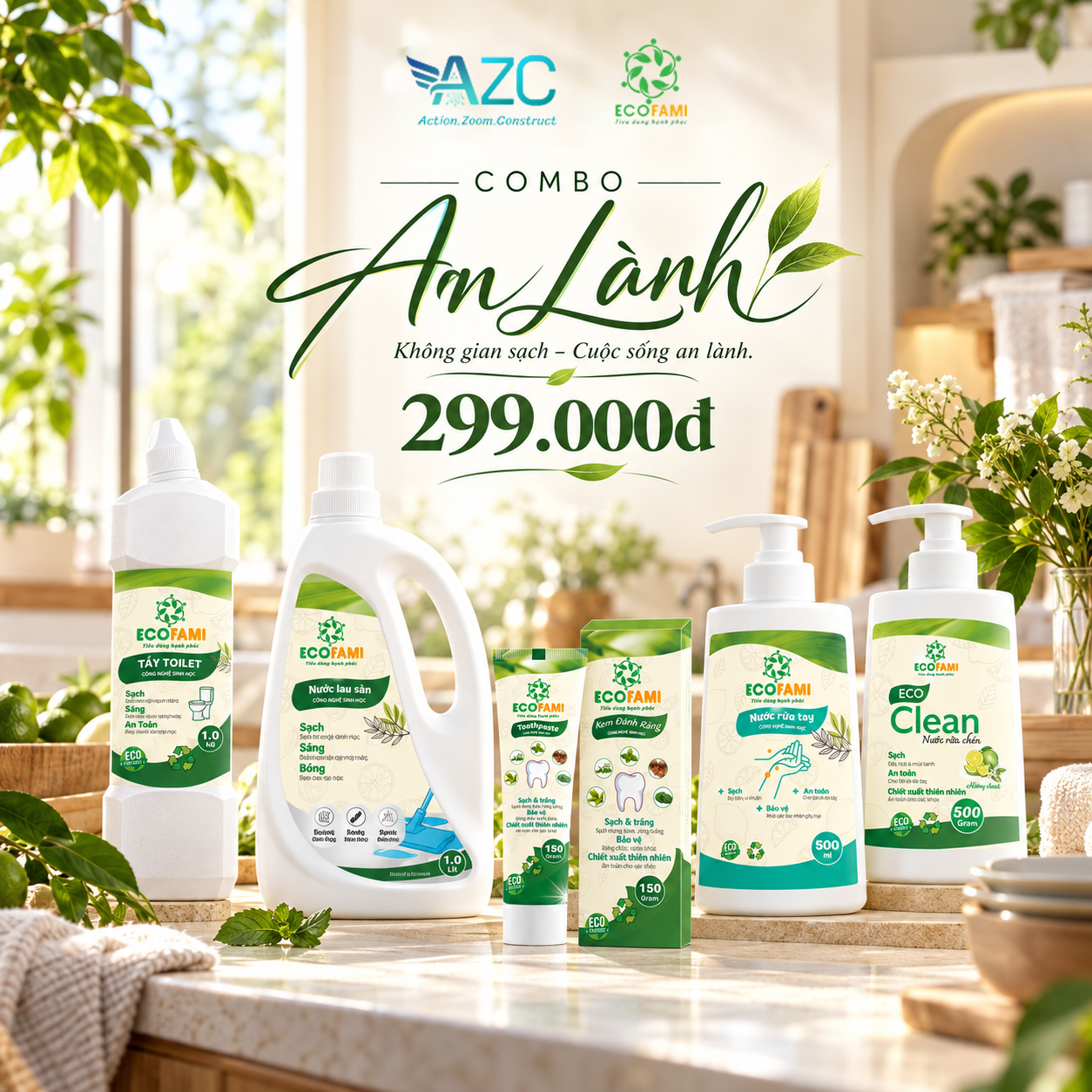 COMBO AN LÀNH ECOFAMI & AZC